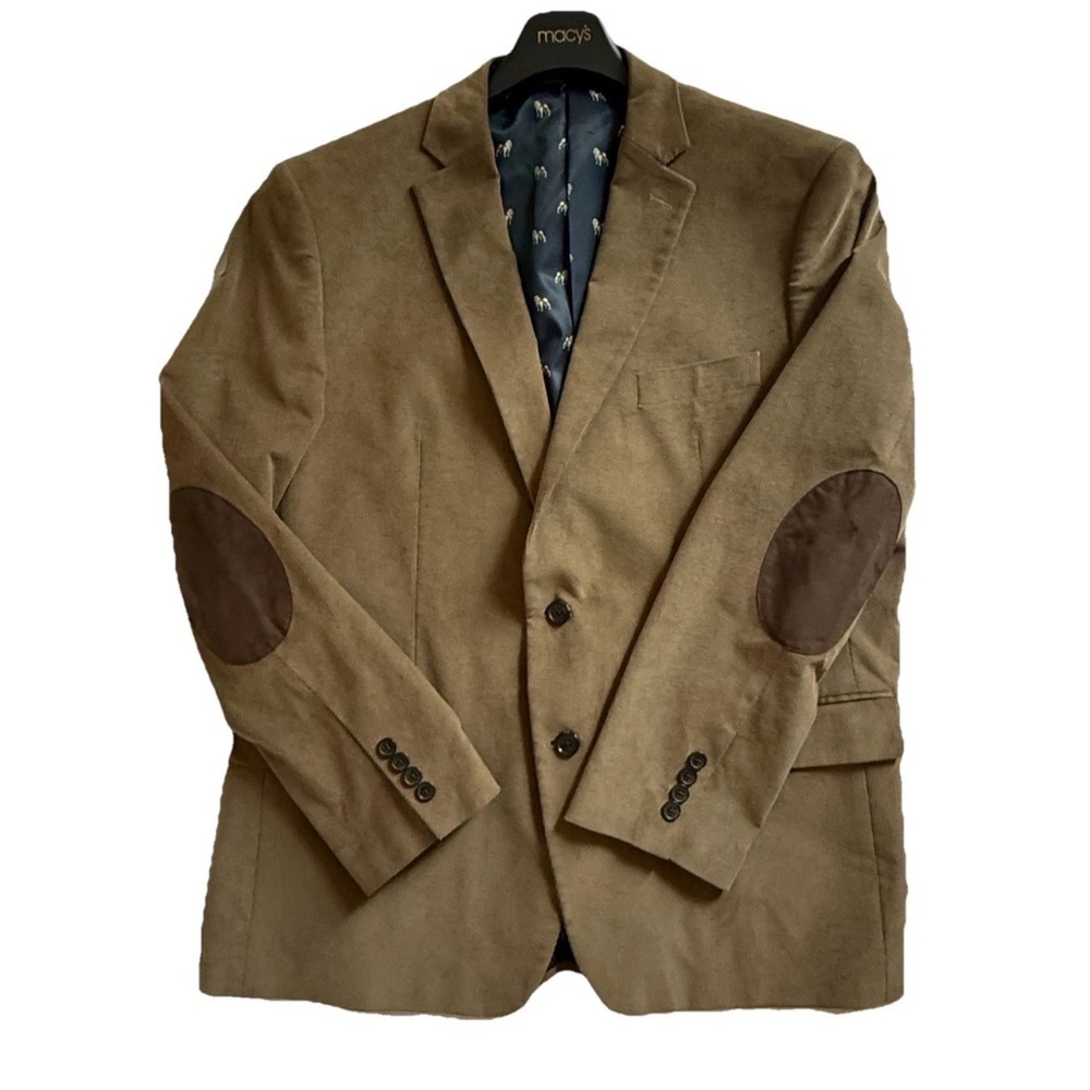 Ralph Lauren Men Classic Fit Ultraflex Corduroy English Bulldog Sport Coat 46R - Picture 3 of 11